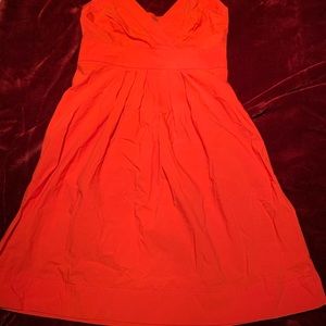 Theory- red sheath summer dress